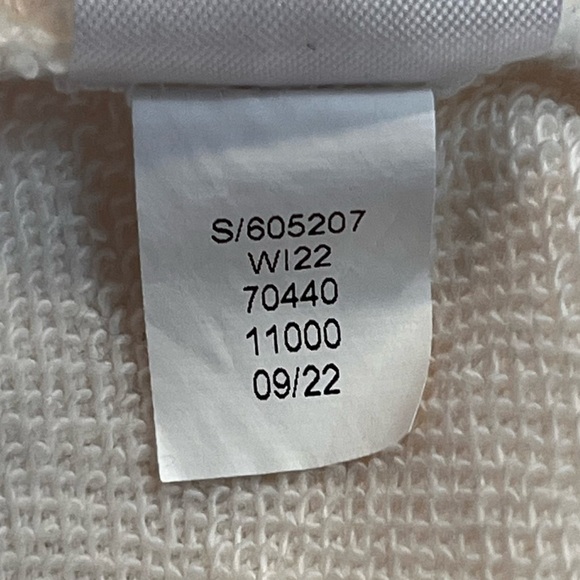 NWOT Lou & Grey Cream Crewneck with Striped Detail - Picture 5 of 6